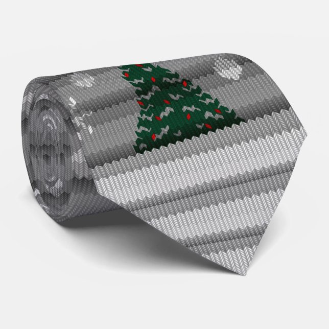 Christmas Ties Christmas Tree Holiday Neckties (Rolled)