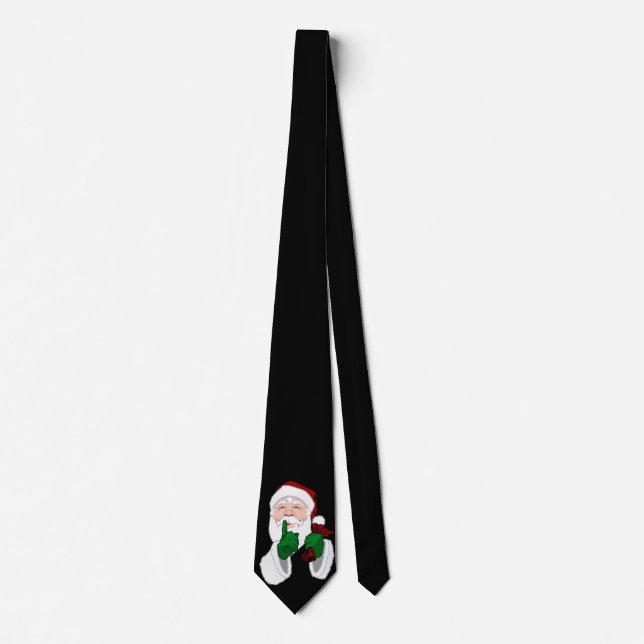 Christmas Ties Cute Santa Clause Necktie Customise (Front)