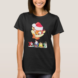 Christmas Tiger Face Tree Snow Pajama Xmas 2021  1 T-Shirt