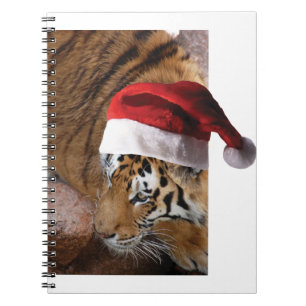 Christmas Tiger Notebook
