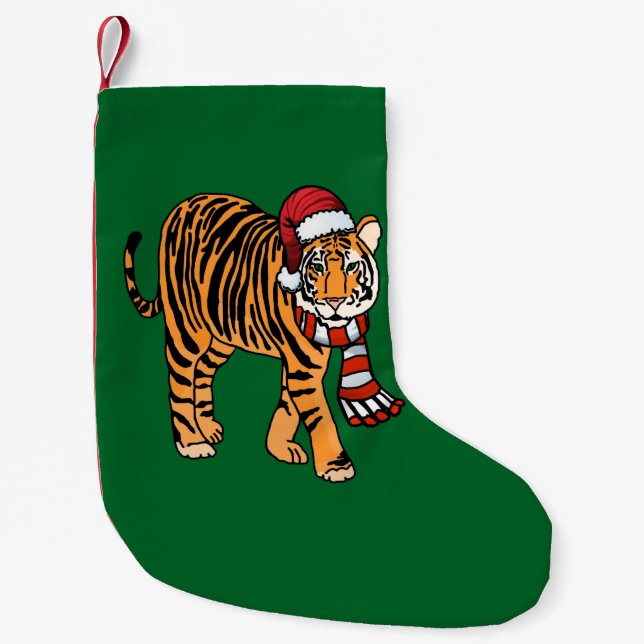 Christmas Tiger Stocking (Front)