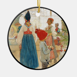 Christmas Time Again NEW Ceramic Ornament