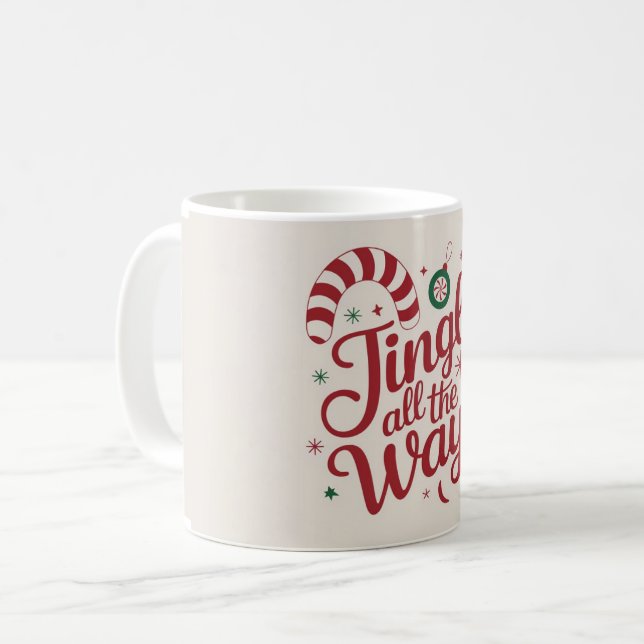 Christmas Time Coffee Mug (Front Left)