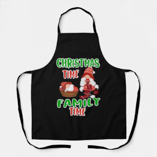 Christmas time Family time,Christmas family design Apron