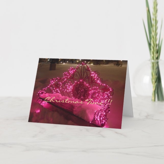 Christmas Time!!! Holiday Card (Front)