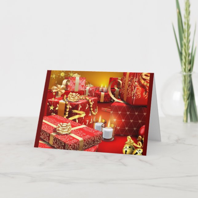 Christmas Time Holiday Card (Front)