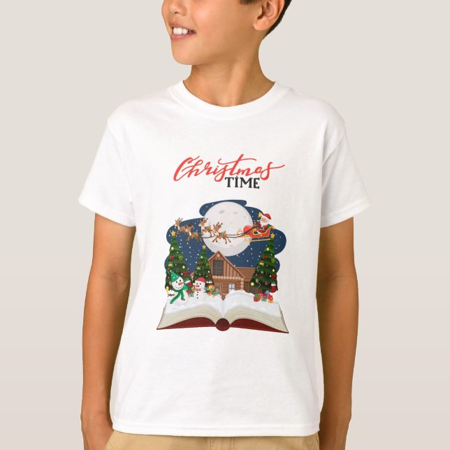 Christmas Time Kid's T-Shirt (Front)
