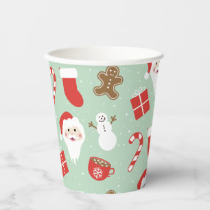 Christmas Time Paper Cups