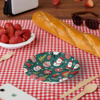Christmas Time Paper Plate