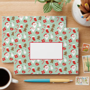 Christmas Time w/ Address Box - Envelope