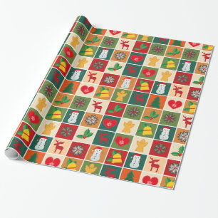 christmas time wrapping paper