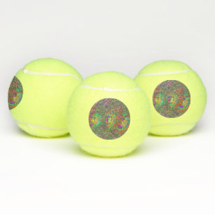 Christmas Tinsel Peacock Feathers Tennis Balls