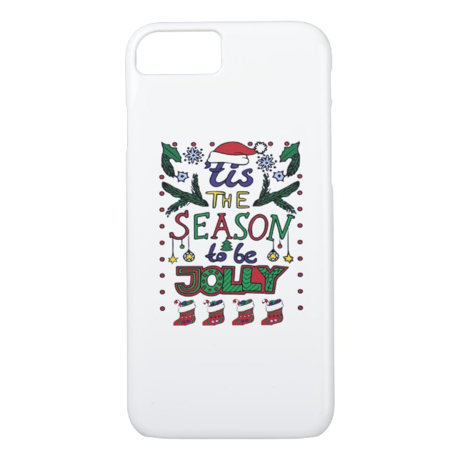 Christmas Tis The Season Case-Mate iPhone Case (Back)