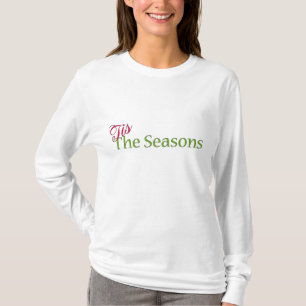 Christmas 'Tis The Season Ladies Long Sleeve Tee