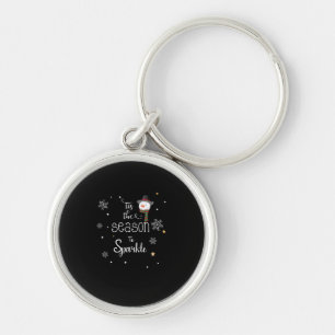 Christmas Tis The Season To Sparkle Key Ring