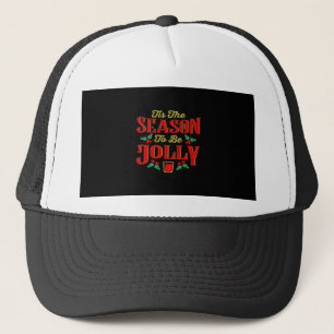 Christmas Tis The Season Trucker Hat