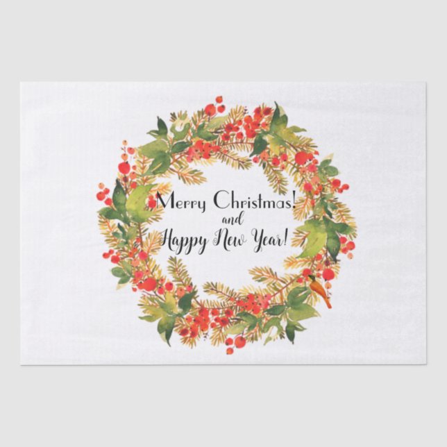 Christmas  tissue paper (Front)