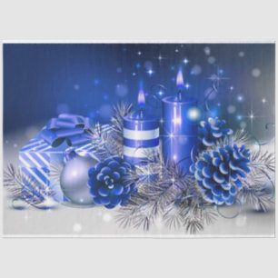 Christmas Tissue Paper/Candles Paper