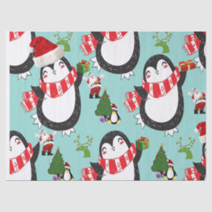 Christmas Tissue Paper, Penguin Paper