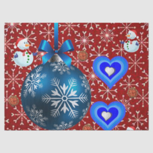 Christmas Tissue Paper, Snowman Paper