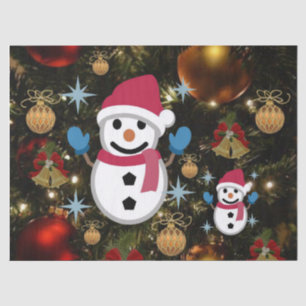 Christmas Tissue Paper, Snowman Paper