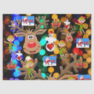 Christmas Tissue Paper, Snowman Paper