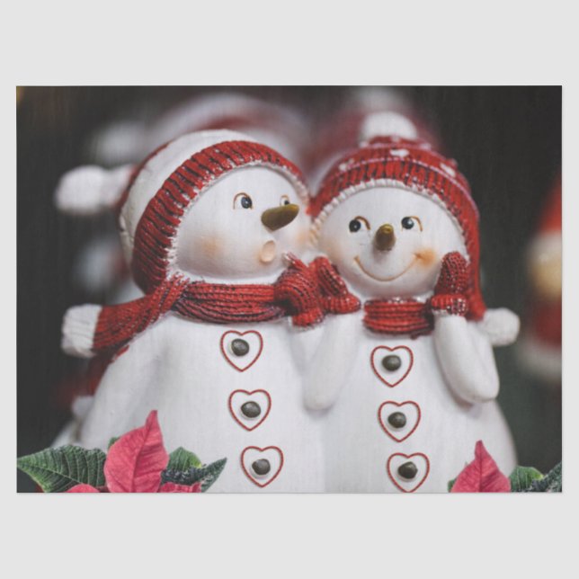 Christmas Tissue Paper, Snowman Paper (Front)