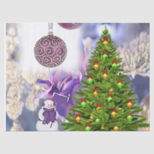 Christmas Tissue Paper, Snowman Paper