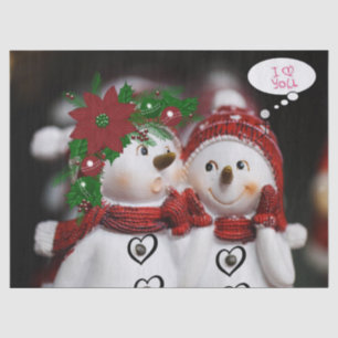 Christmas Tissue Paper, Snowman Paper