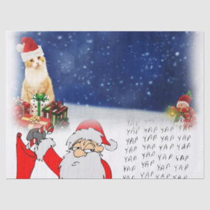 Christmas Tissue Paper, Snowman Paper