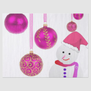 Christmas Tissue Paper, Snowman Paper