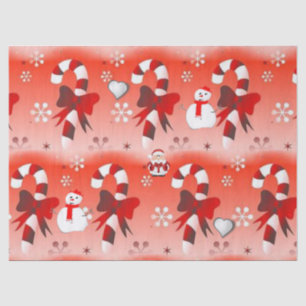 Christmas Tissue Paper, Snowman Paper
