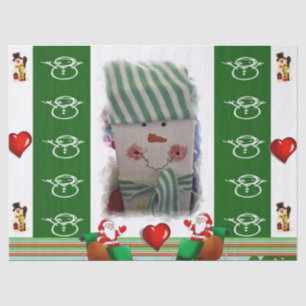 Christmas Tissue Paper, Snowman Paper