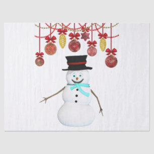 Christmas Tissue Paper, Snowman Paper