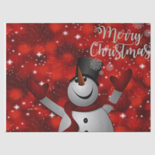 Christmas Tissue Paper, Snowman Paper