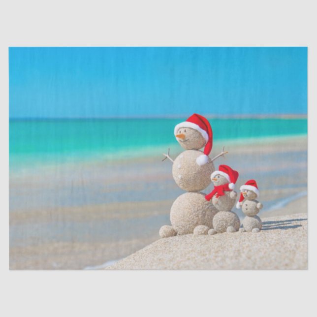 Christmas Tissue Paper, Snowman Tissue Paper (Front)