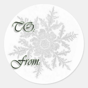 Christmas To From Sticker