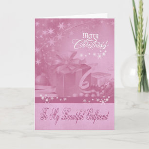 Christmas To Girlfriend Greeting Card