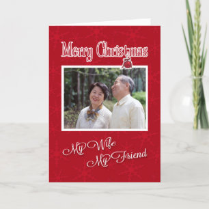 Christmas, to My Wife- Photo card template
