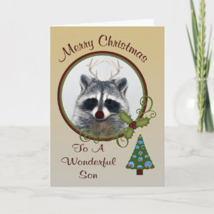 Christmas To Son Greeting Card