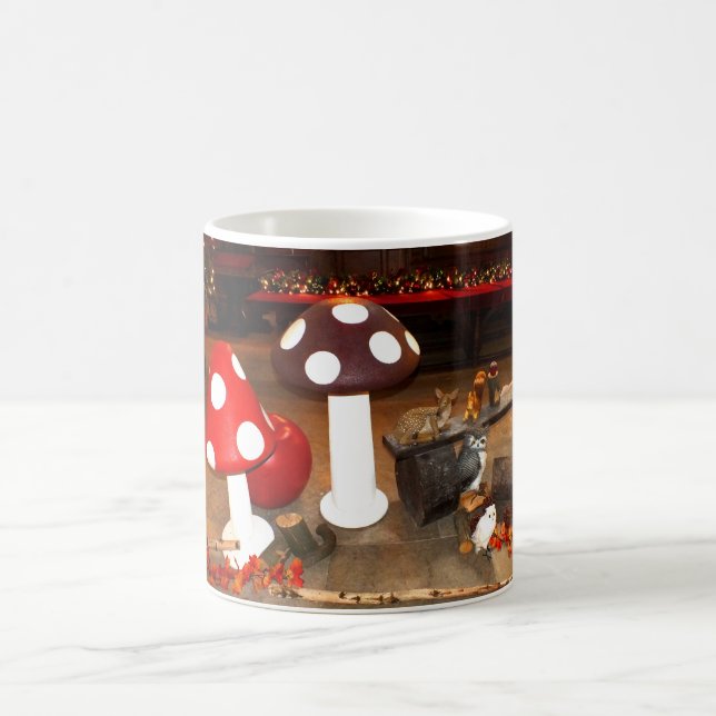 Christmas toadstools coffee mug (Center)