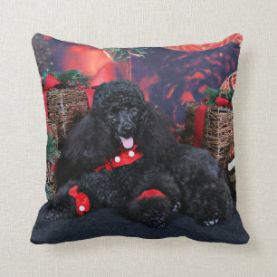 Christmas - Toby - Poodle Cushion