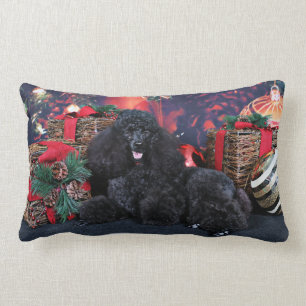 Christmas - Toby - Poodle Lumbar Cushion