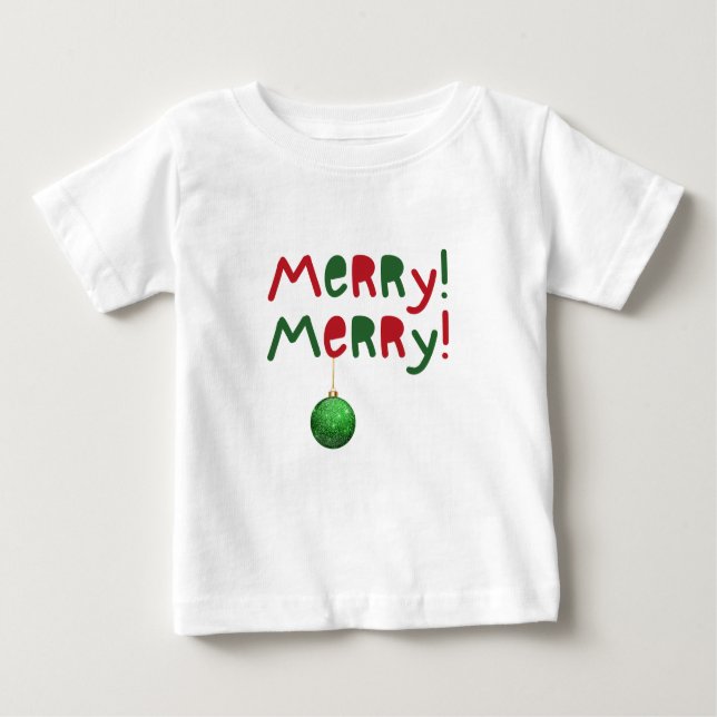 Christmas Toddler Tee with Cute Saying  (Front)