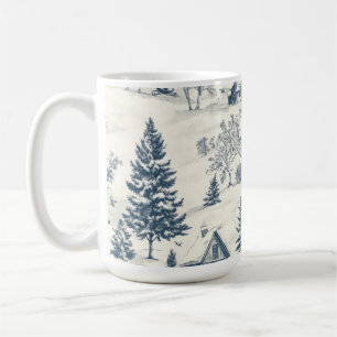 Christmas Toile Pattern Accessories Coffee Mug