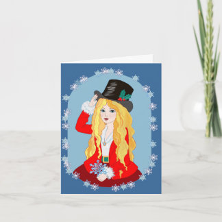 Christmas Top Hat Holiday Card
