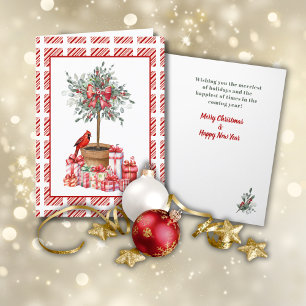 Christmas Topiary Greeting Card