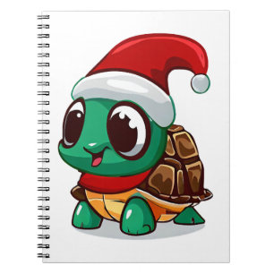 Christmas tortoise notebook