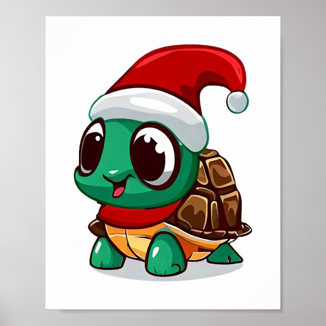 Christmas tortoise poster (Front)