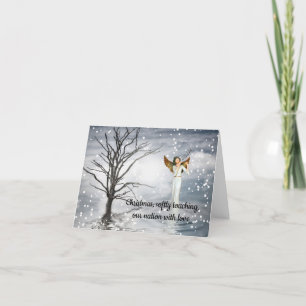 Christmas touching our nation with love holiday card